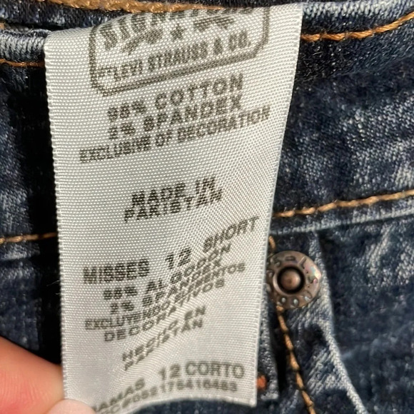 Signature Levi Strauss ladies at waist bootcut size 12 - Picture 3 of 5